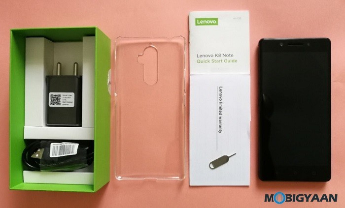 Lenovo K8 Note Review In Box Contents Images