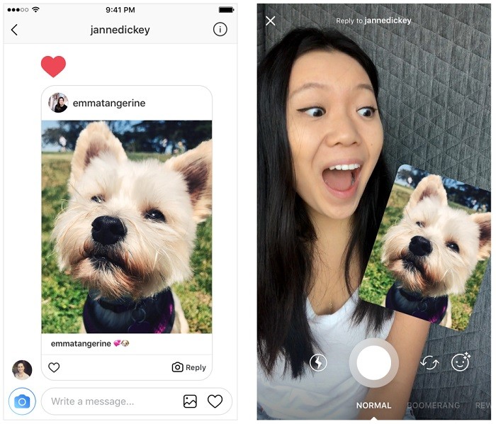 Instagram introduces a new way to reply to photos and videos in