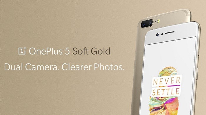 OnePlus 5 Soft Gold