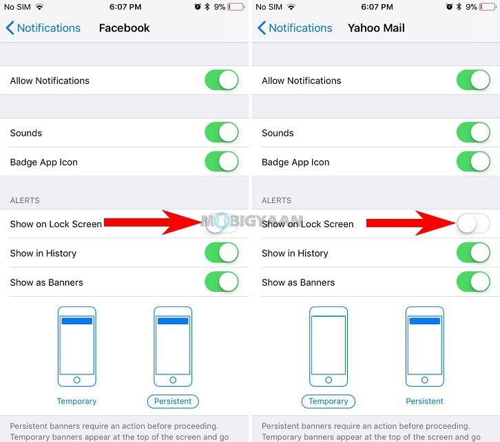 How to hide sensitive notifications on lockscreen iPhone Guide Copy Copy 2
