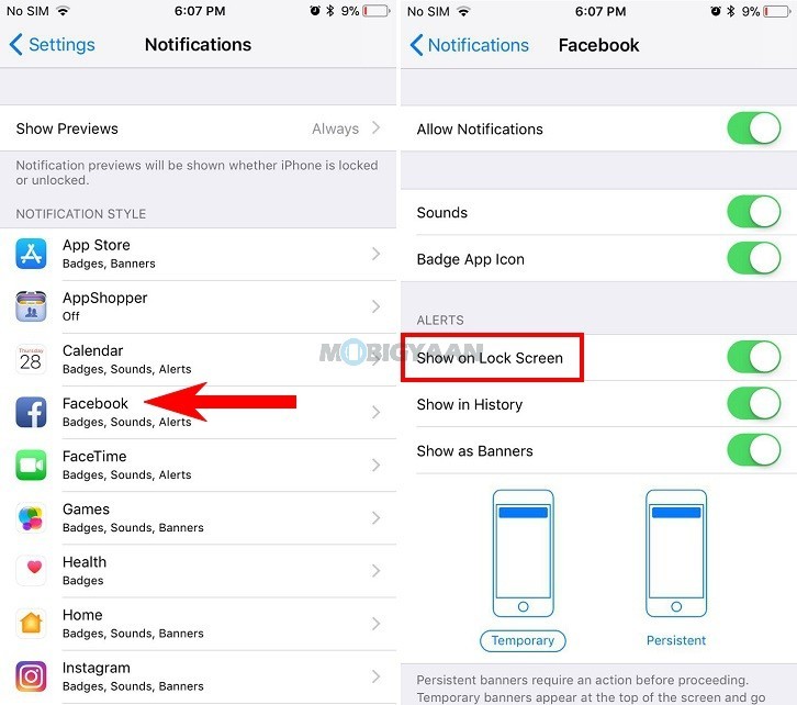 How to hide sensitive notifications on lockscreen iPhone Guide Copy Copy 3
