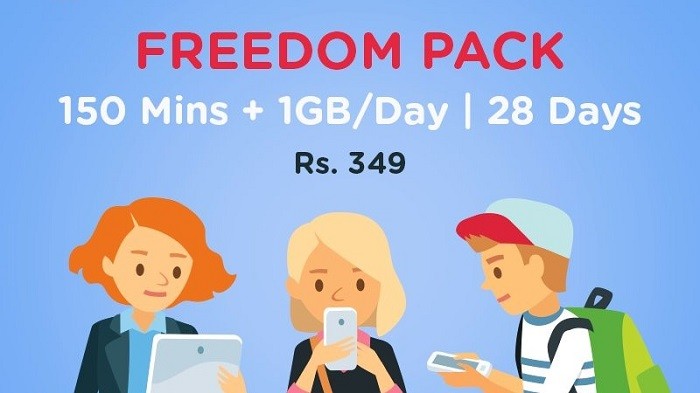 RCom offering free voice calls and 1 GB data per day at ₹349 for 28 days