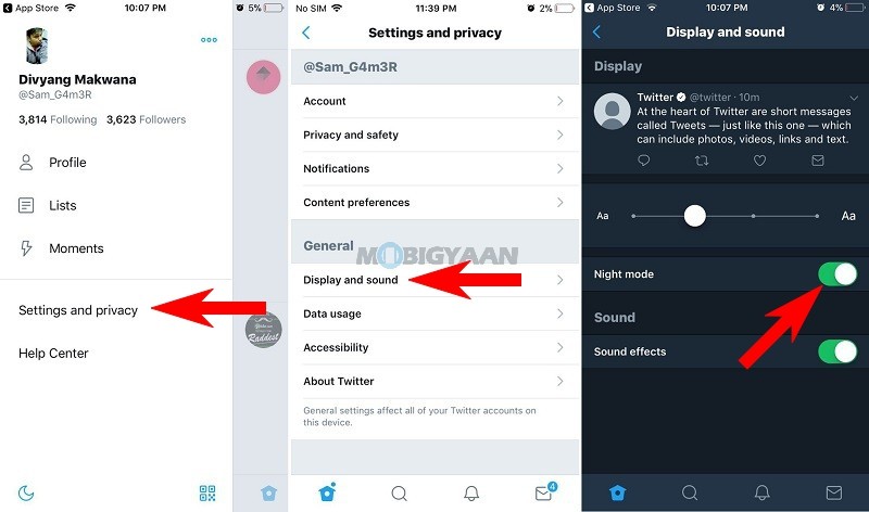 How to enable Night mode on Twitter for iPhone and iPad iOS Guide 1