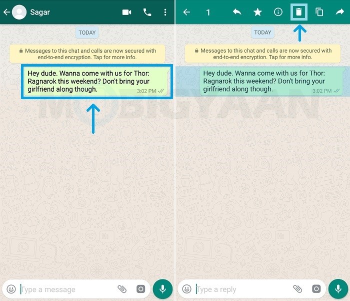 how to unsend whatsapp messages android 1