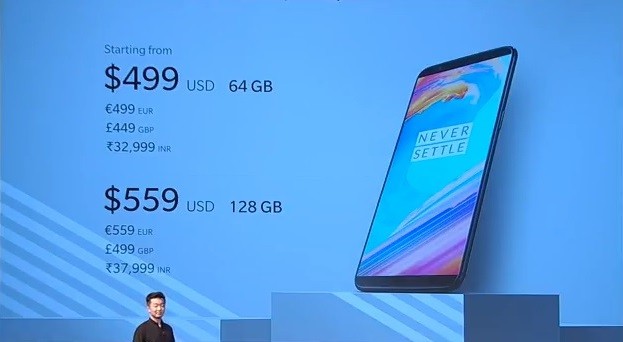 oneplus-5t-official-price