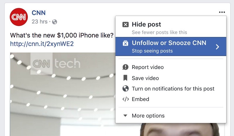 Facebook’s snooze button is your new saviour from your annoying friends 1