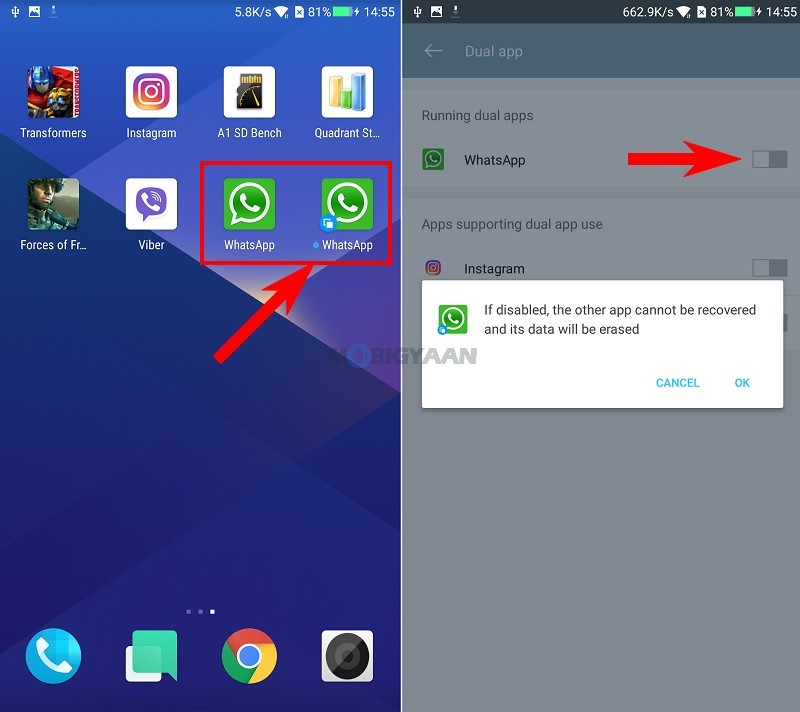 How to enable two WhatsApp accounts on Coolpad Cool Play 6 Guide 1