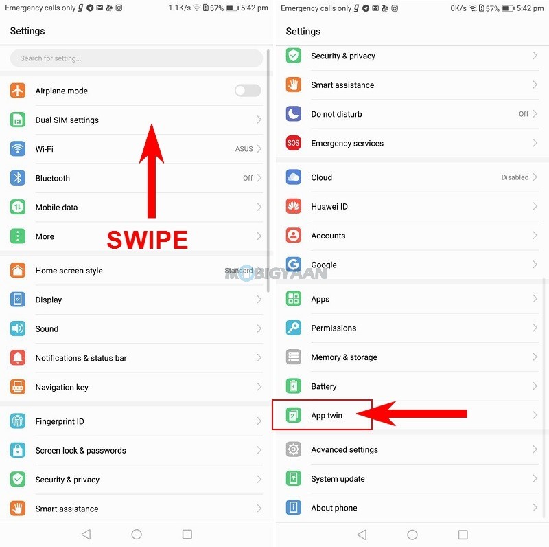 How to run two WhatsApp and Facebook accounts on Honor 7X EMUI Guide 2