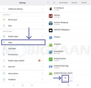 how to set default apps in miui 14