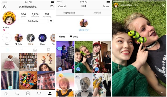 Instagram will now archive your disappearing Stories automatically so that you can watch them again 2 instagram-story-highlights
