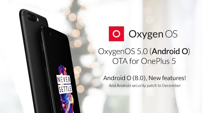 Android 8.0 Oreo based OxygenOS 5.0 update rolling out to OnePlus 5; Here’s what it comes with [Update: Release cancelled]