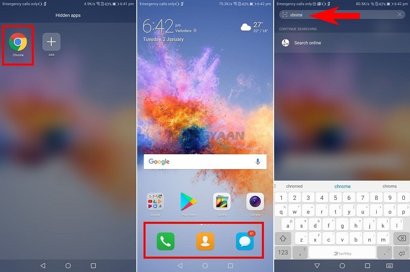 How to hide apps from Homescreen on Honor 7X EMUI Guide 2