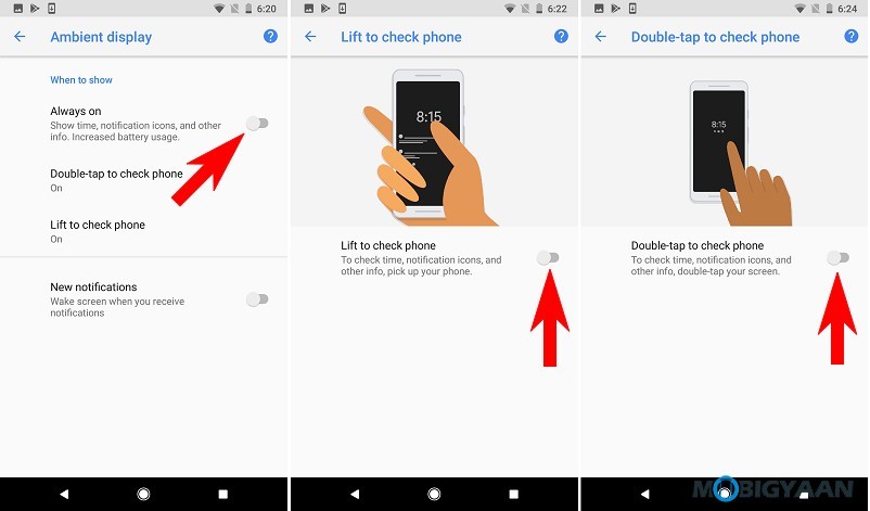 How to turn off Always on display on Google Pixel 2 and Pixel 2 XL Guide 1