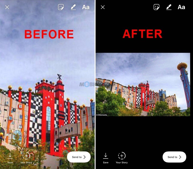 How to upload photos to Instagram stories without cropping iPhone Guide 1