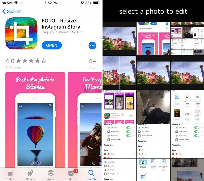 How to upload photos to Instagram stories without cropping iPhone Guide 3