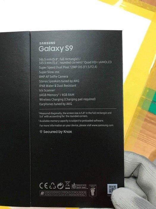 Press renders of Samsung Galaxy S9 and S9+ leaked online show off relatively large bezels 3 samsung-galaxy-s9-leaked-retail-box