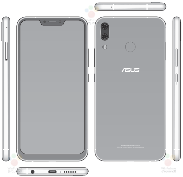 Alleged live image of ASUS ZenFone 5 leaked online shows off iPhone-X like notch 3 asus zenfone 5 leaked sketch