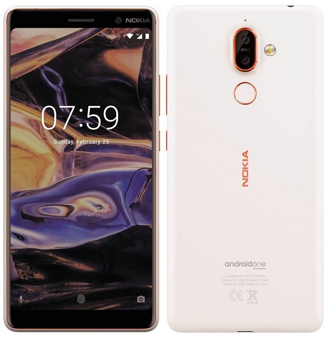 Nokia 7+ reportedly launching in India in the latter part of Q2 2018 1 nokia 7 plus android one leaked renders 1