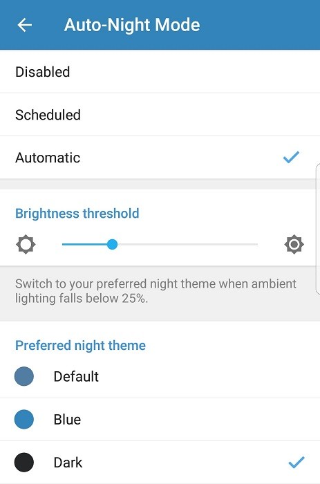Latest update brings in auto-night mode, video streaming and more to Telegram 2 telegram-4-8-update-3