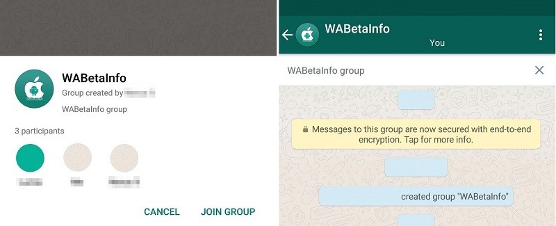 whatsapp group description beta 2