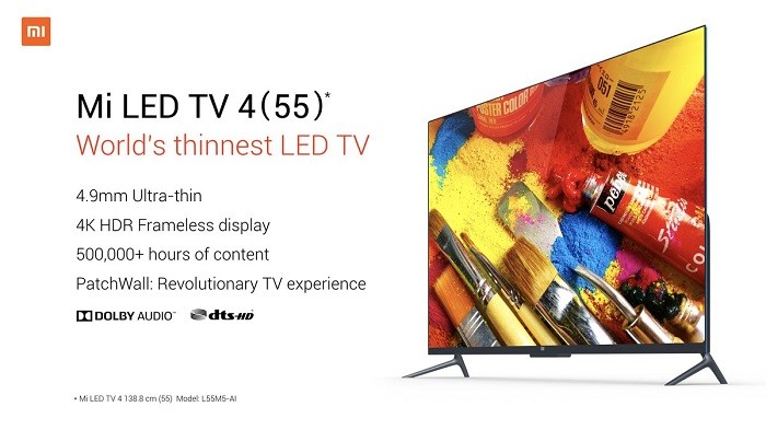 xiaomi mi led tv 4 india 1