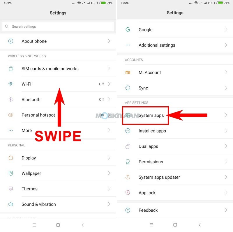 import export contacts on redmi note 6 pro