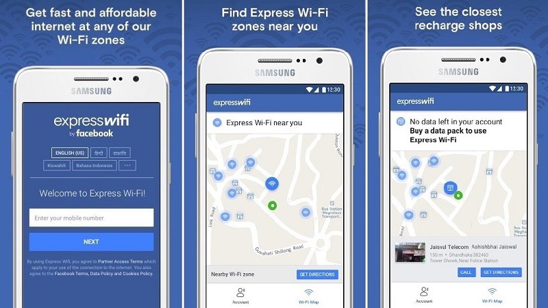 Facebook launches Express Wi-Fi app to let users in developing countries connect to fast, affordable Internet