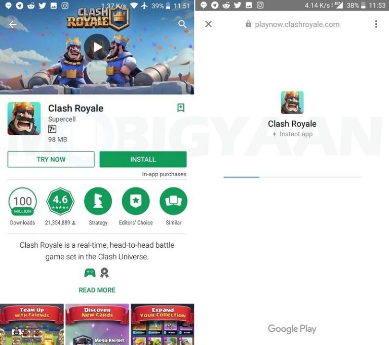 Google announces Play Instant so that you can play games without ...