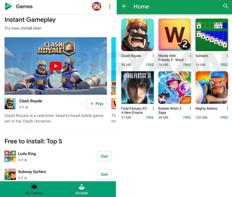 Google announces Play Instant so that you can play games without