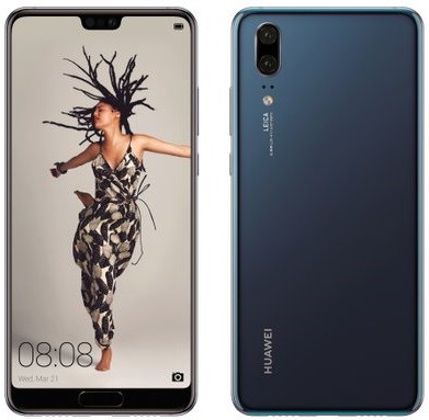 Here are the Huawei P20, P20 Lite and P20 Pro with small bezels and a notch 1 huawei p20 leaked press render