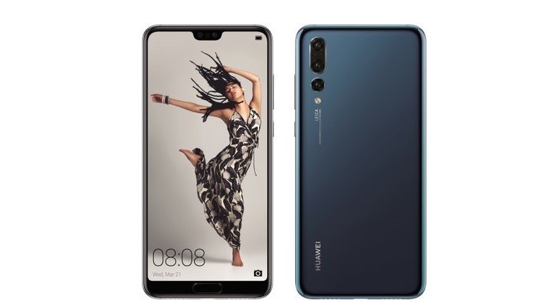 Here are the Huawei P20, P20 Lite and P20 Pro with small bezels and a notch