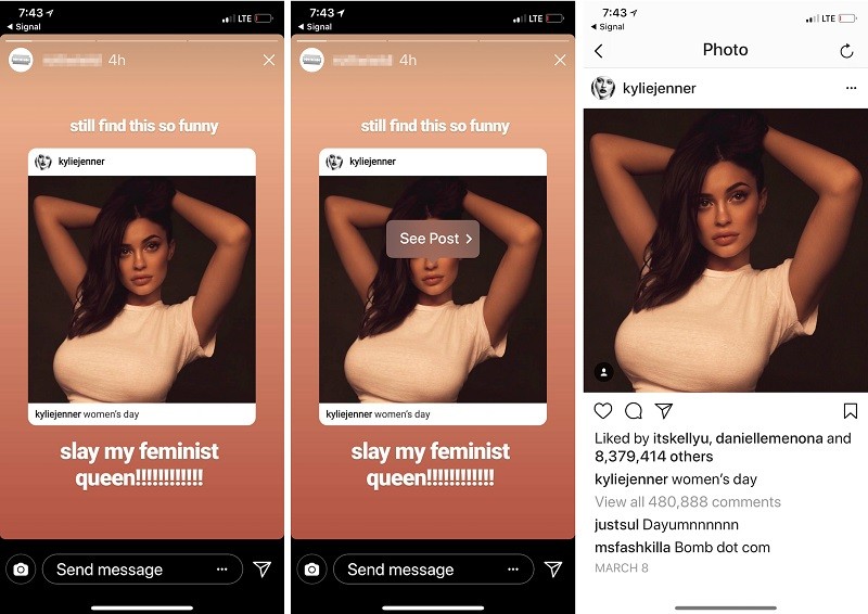 instagram tests post reshares stories 1