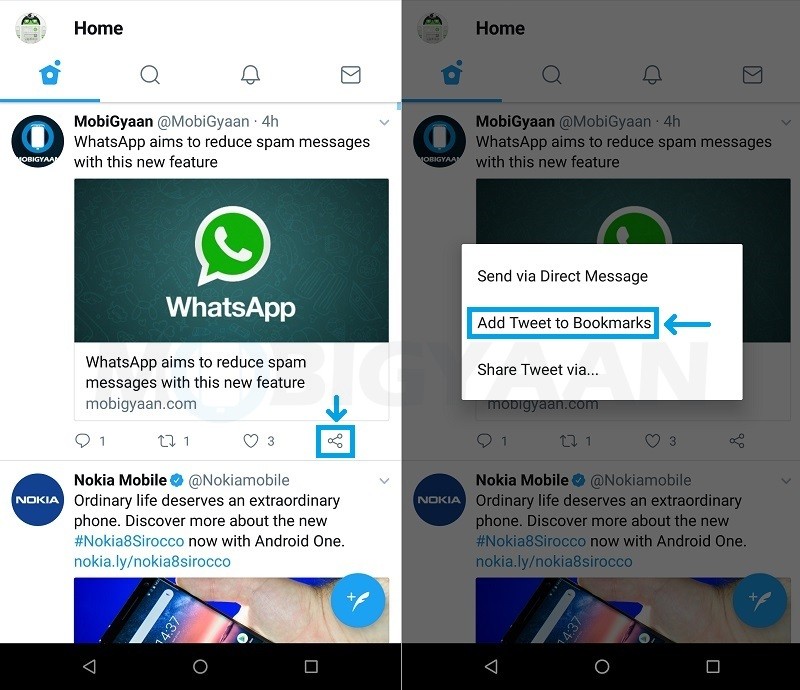 Twitter users can now save tweets to view later with this new feature 1 twitter bookmarks 2