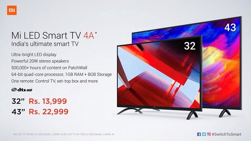 Xiaomi Mi LED Smart TV 4A