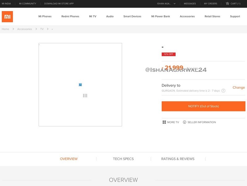 xiaomi mi tv 4a leaked india price 2