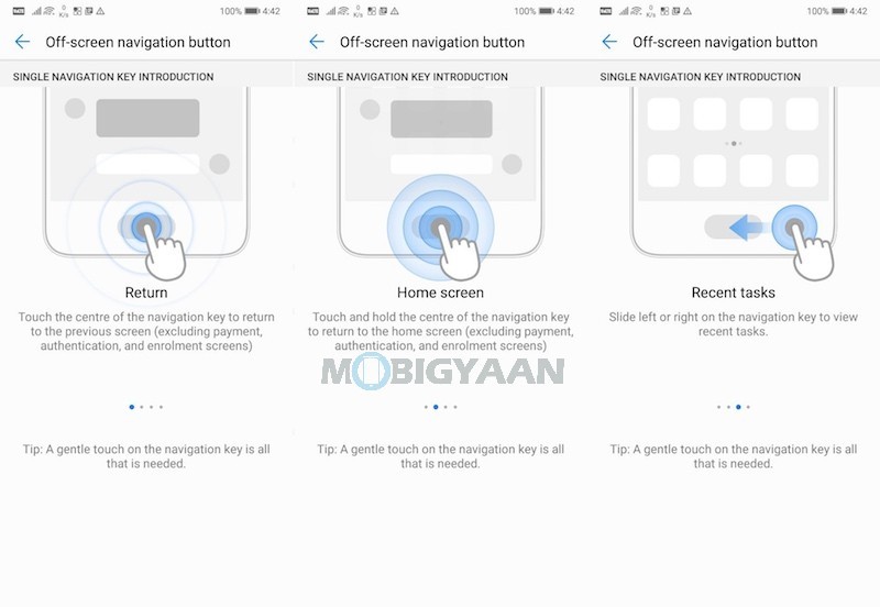 Heres how the navigation gestures on HUAWEI P20 Pro works Guide 3 1