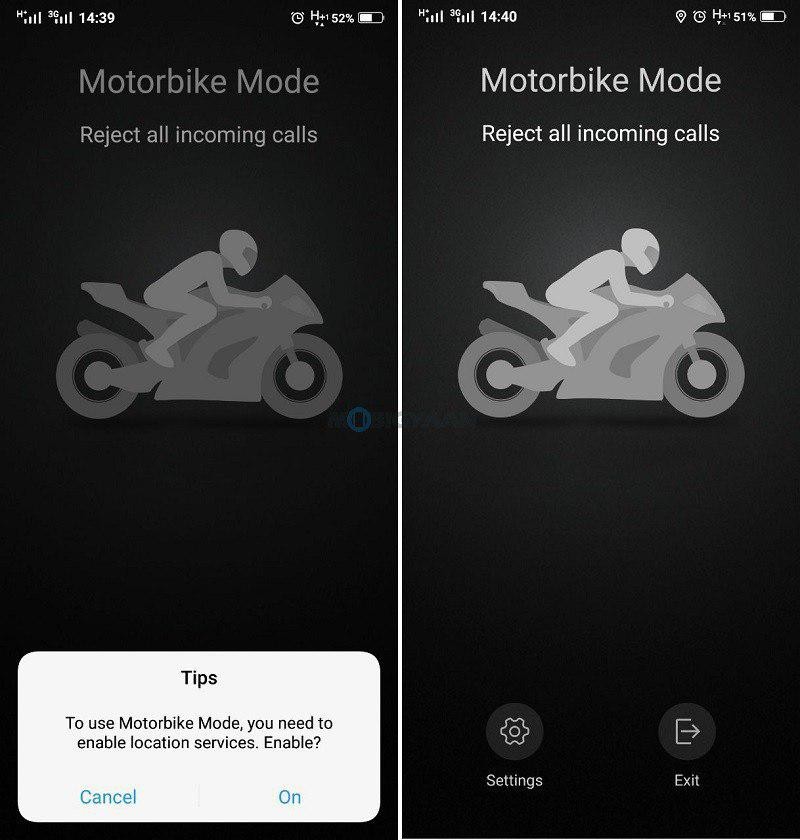 Vivo V9 Motorbike Mode Overview1