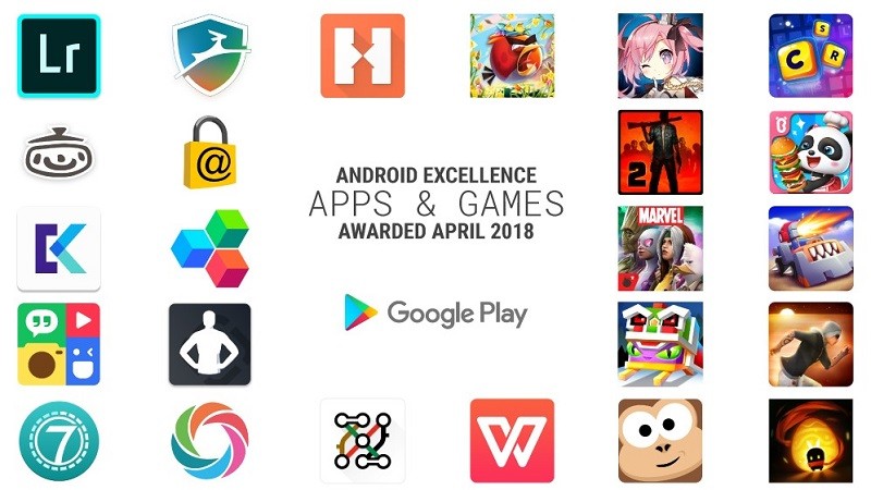 android excellence apps games q2 2018