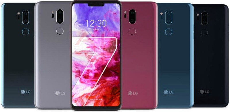 lg g7 thinq leaked official renders colors 1