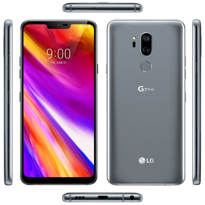 LG G7 ThinQ specs revealed through a benchmarking site 1 lg g7 thinq leaked press render all sides 1