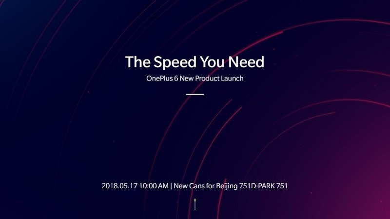 oneplus 6 may 17 china launch
