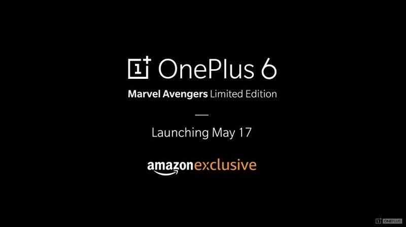 oneplus 6 x marvel avengers limited edition may 17 amazon india 2