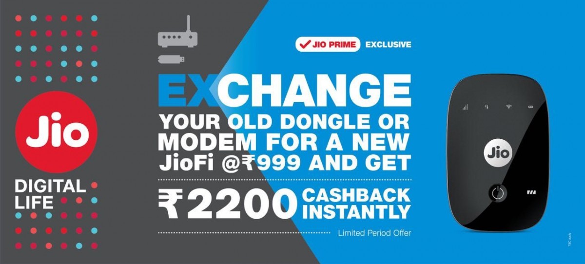 JioFi Exchange Offer