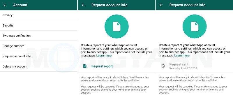 whatsapp beta android request account info download 2