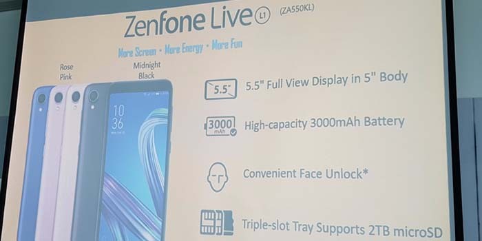 asus zenfone live l1 android oreo go edition 3