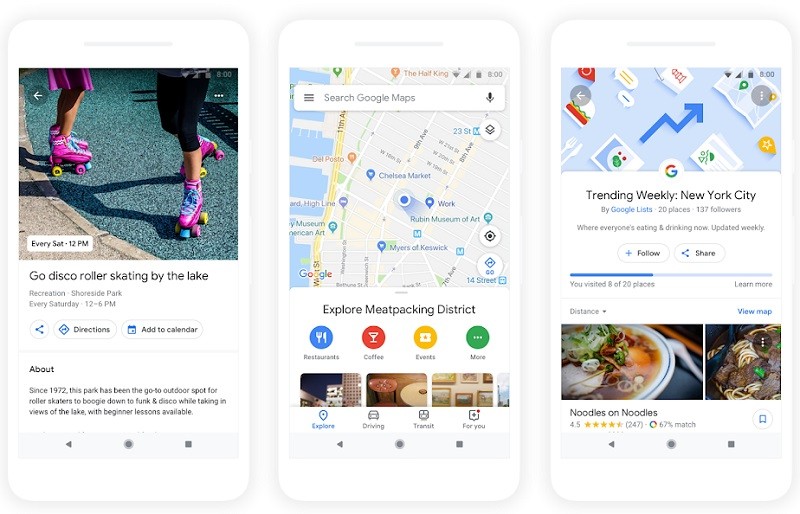 google maps explore tab your match for you 1