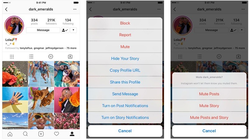 instagram lets you mute friends 2