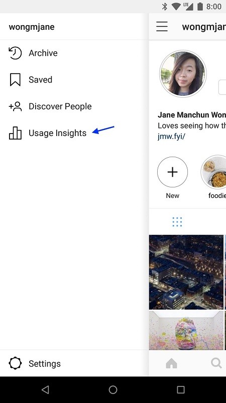 instagram testing usage insights tool 1