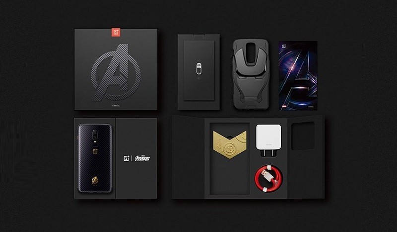 oneplus 6 marvel avengers limited edition box contents