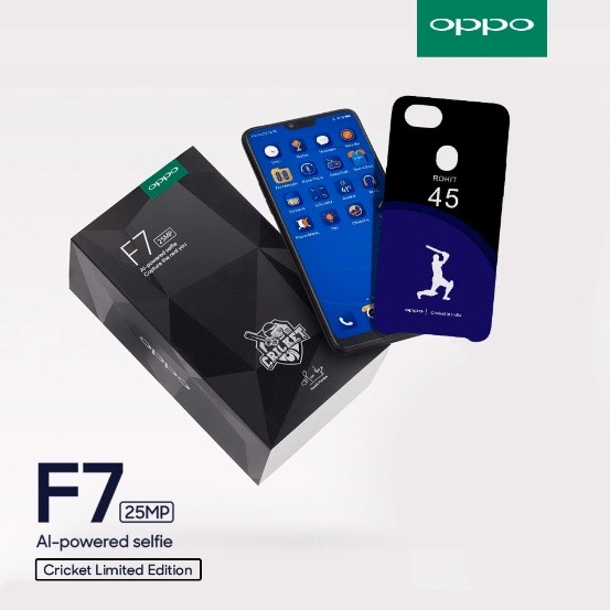 OPPO F7 Diamond Black Cricket Limited Edition
